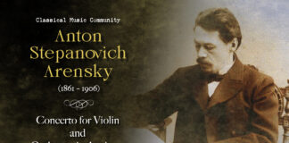 Anton Stepanovich Arensky (1861 – 1906) Concerto for Violin and Orchestra in A minor, Op. 54